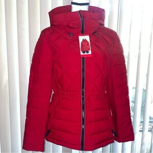 TOMMY HILFIGER HOODED PACKABLE JACKET WITH POCKETS